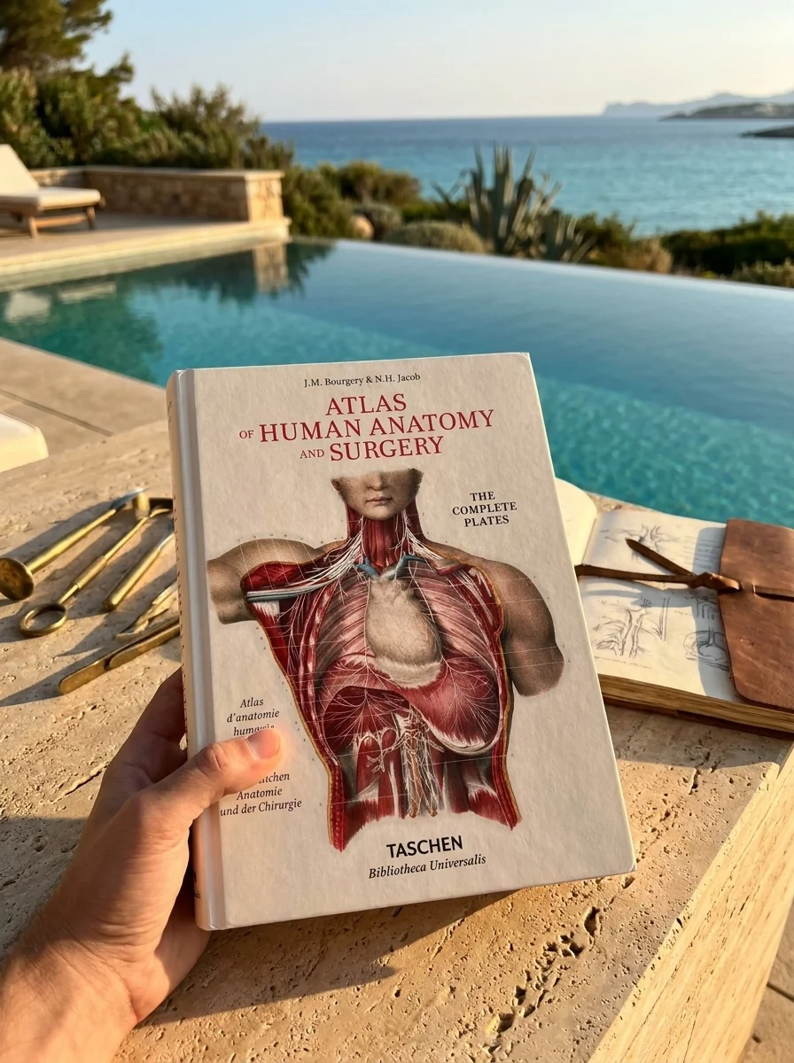 Atlas of Human Anatomy and Surgery — Жан Марк Боржері, обкладинка