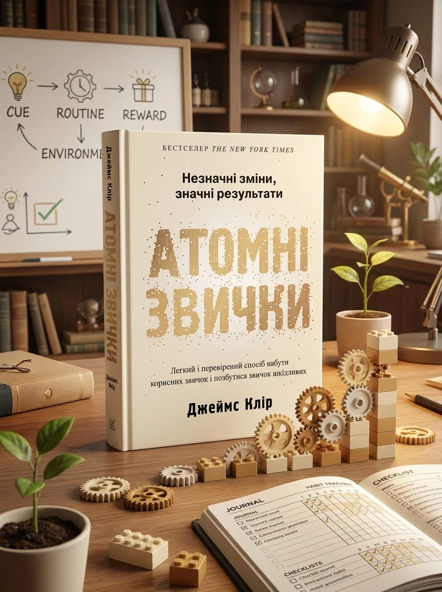 Атомні звички. Легкий і перевірений спосіб набути корисних звичок і позбутися звичок шкідливих