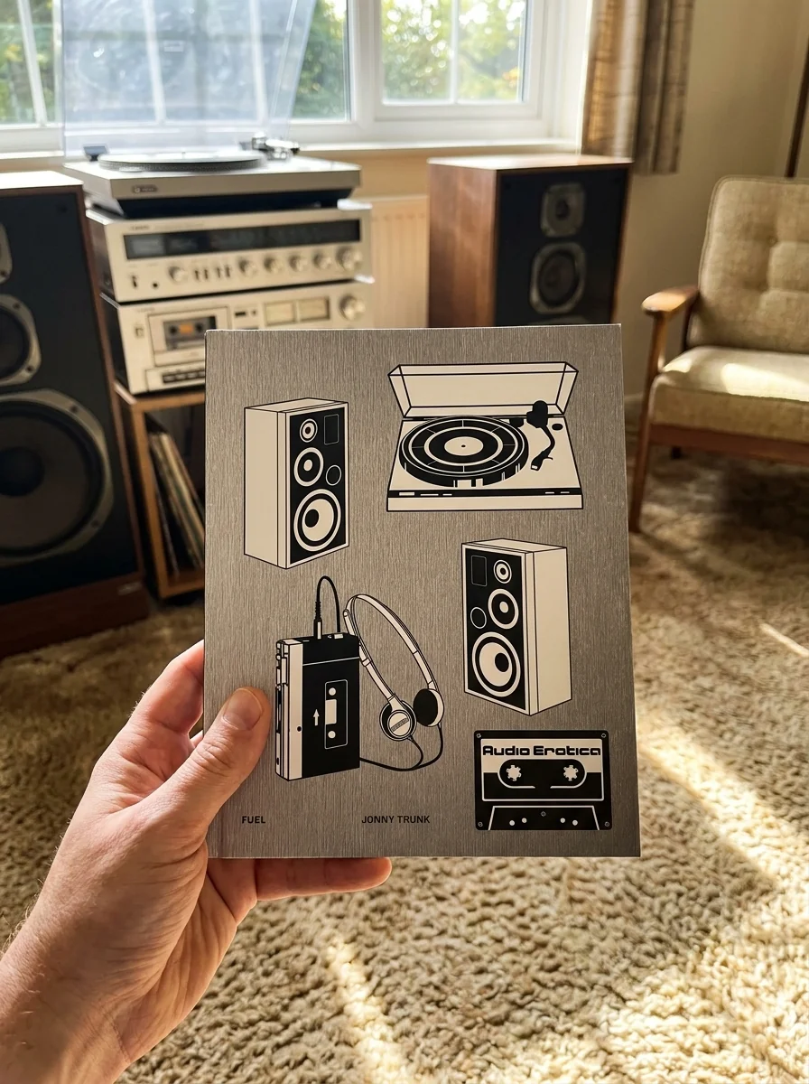 Audio Erotica: Hi-Fi brochures 1950s-1980s — Джонні Транк, обкладинка