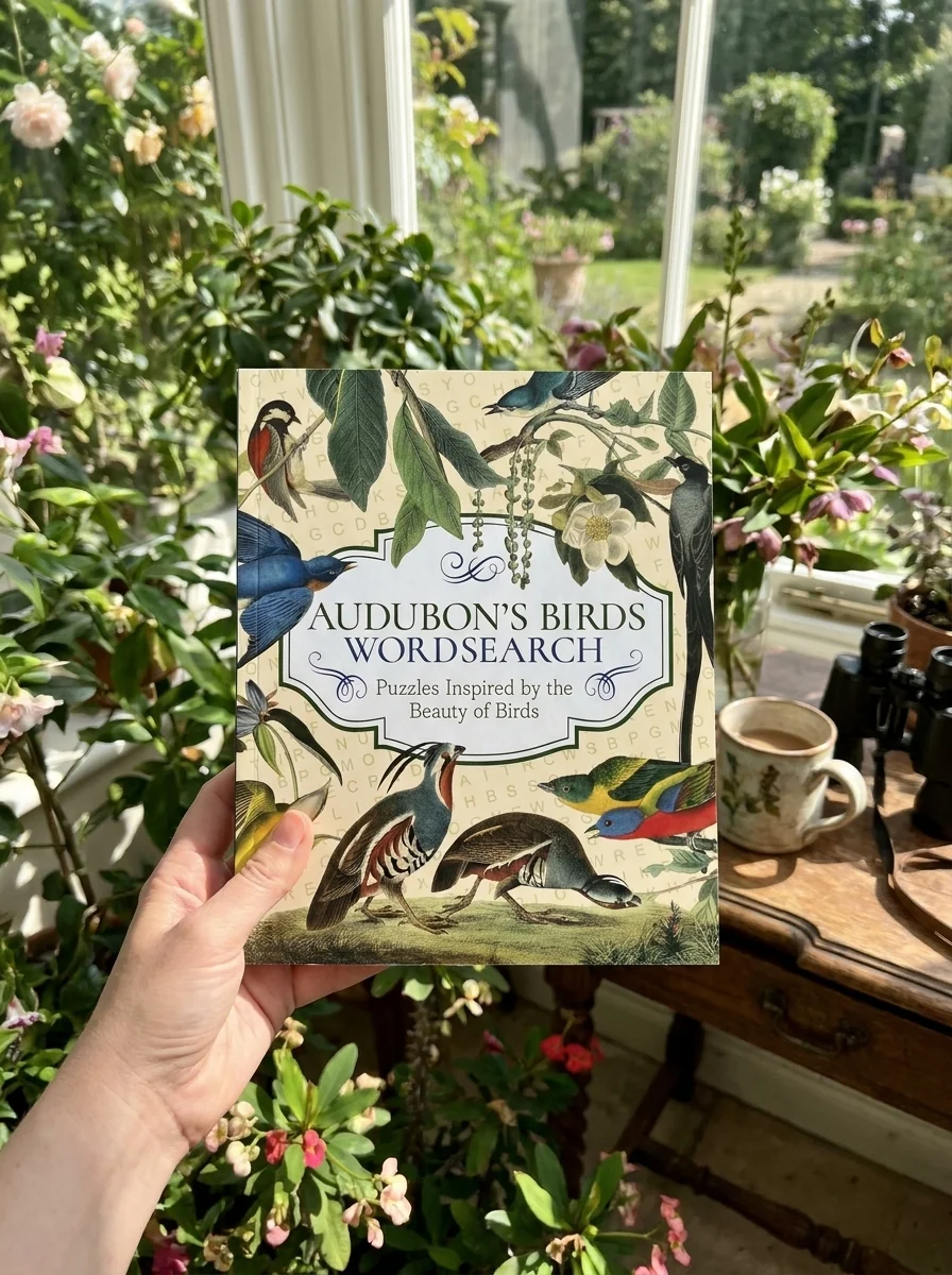 Audubon's Birds Wordsearch. Puzzles Inspired by the Beauty of Birds — Ерік Саундерс, обкладинка