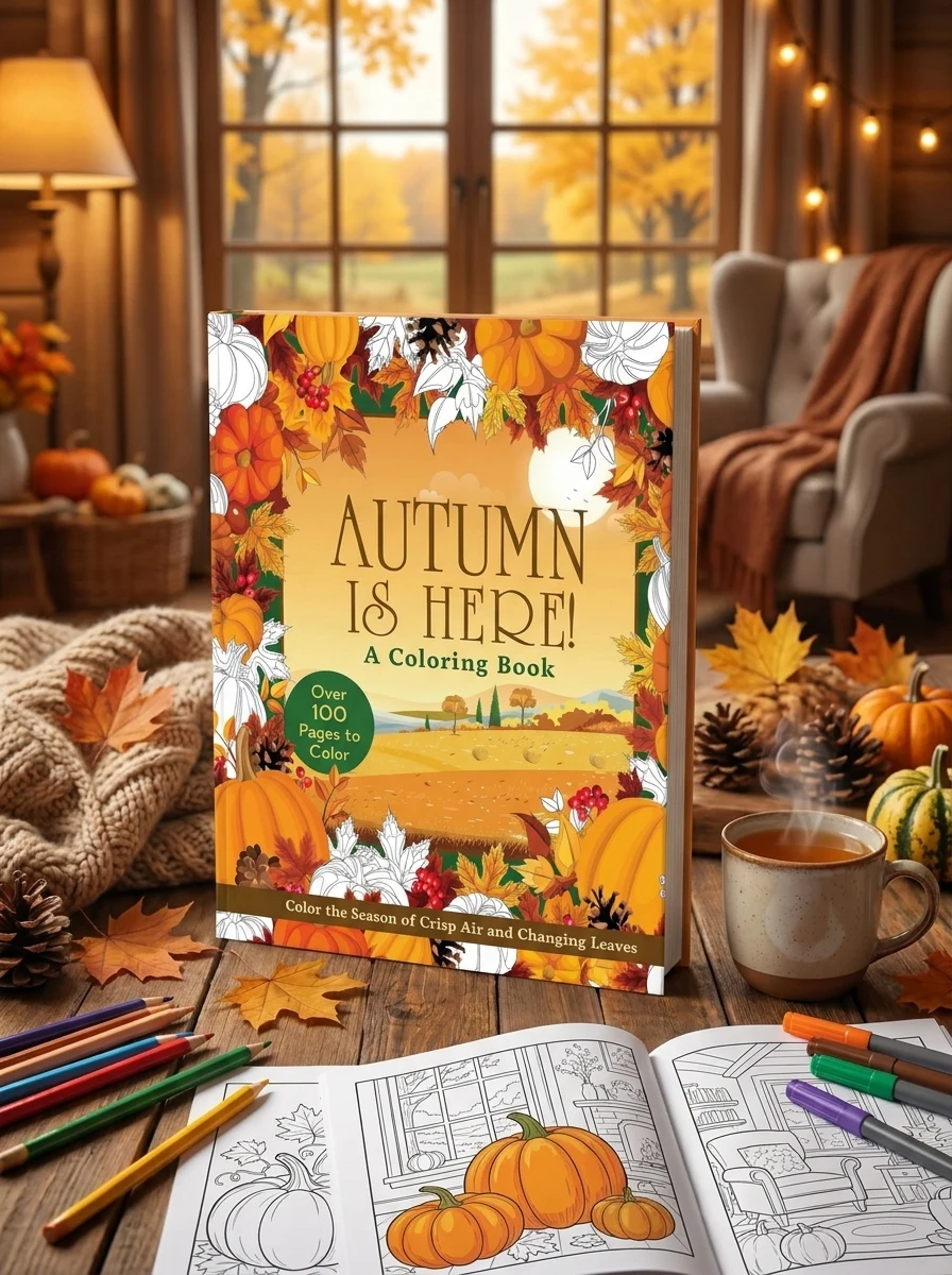 Autumn Is Here! A Coloring Book — Дім, сім'я, релігія