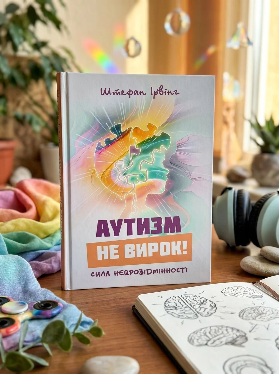 Аутизм не вирок! Сила нейровідмінності — Штефан Ірвінг, обкладинка