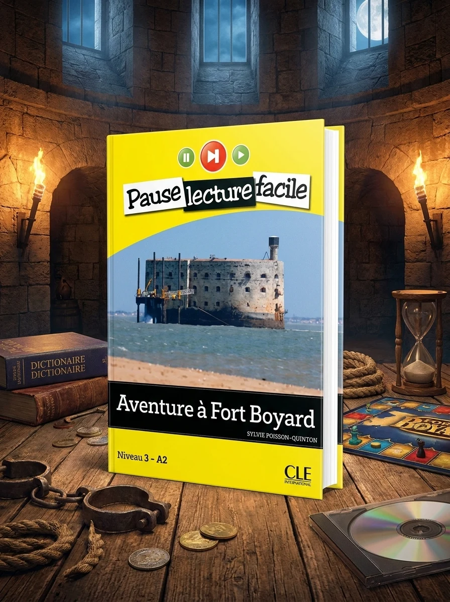 Aventure à Fort Boyard. Niveau 3 (A2). Livre+CD