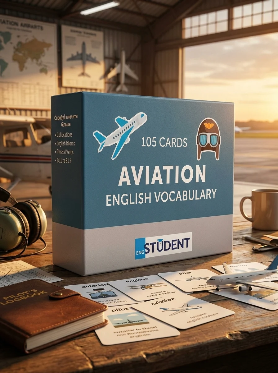 Aviation, 105 карток, англійська — Вивчення мов