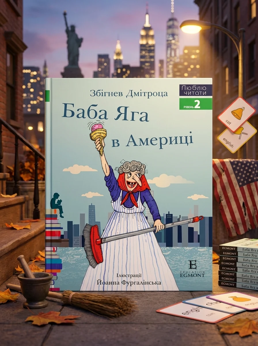 Баба Яга в Америці. Люблю читати. Рівень 2 — фото 2