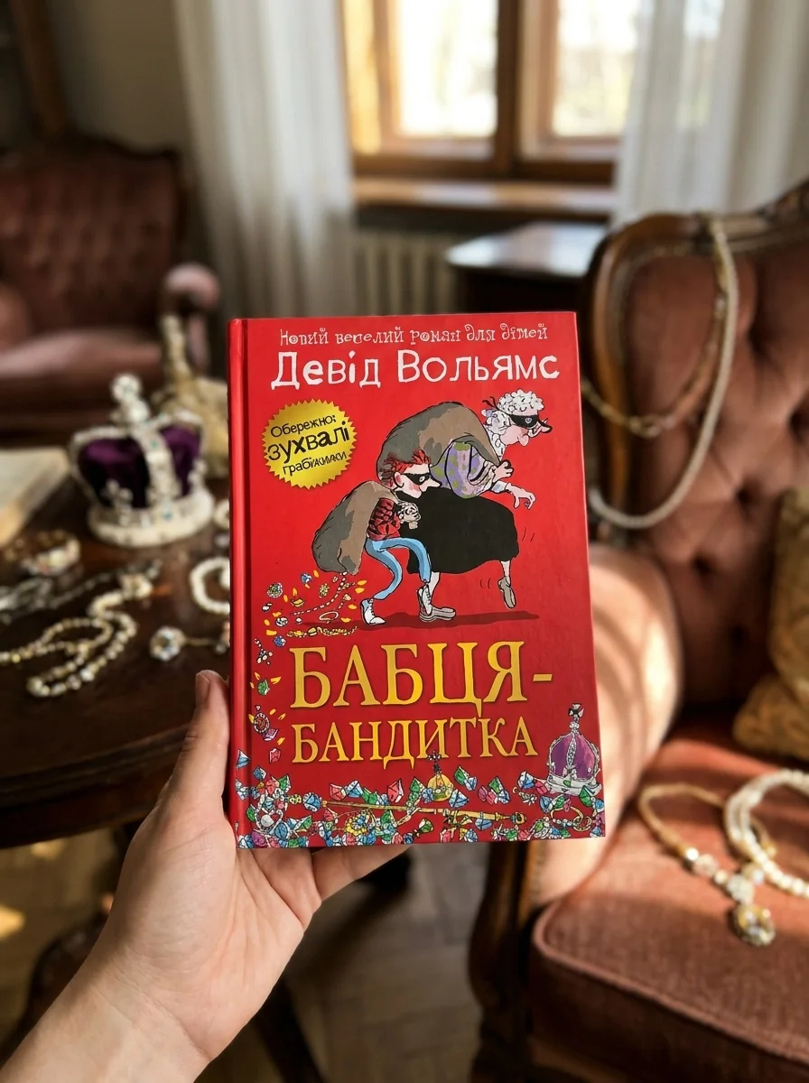 Бабця-бандитка (м'яка обкладинка) — Девід Вольямс, обкладинка