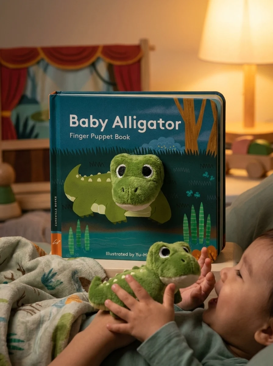 Baby Alligator: Finger Puppet Book, обкладинка