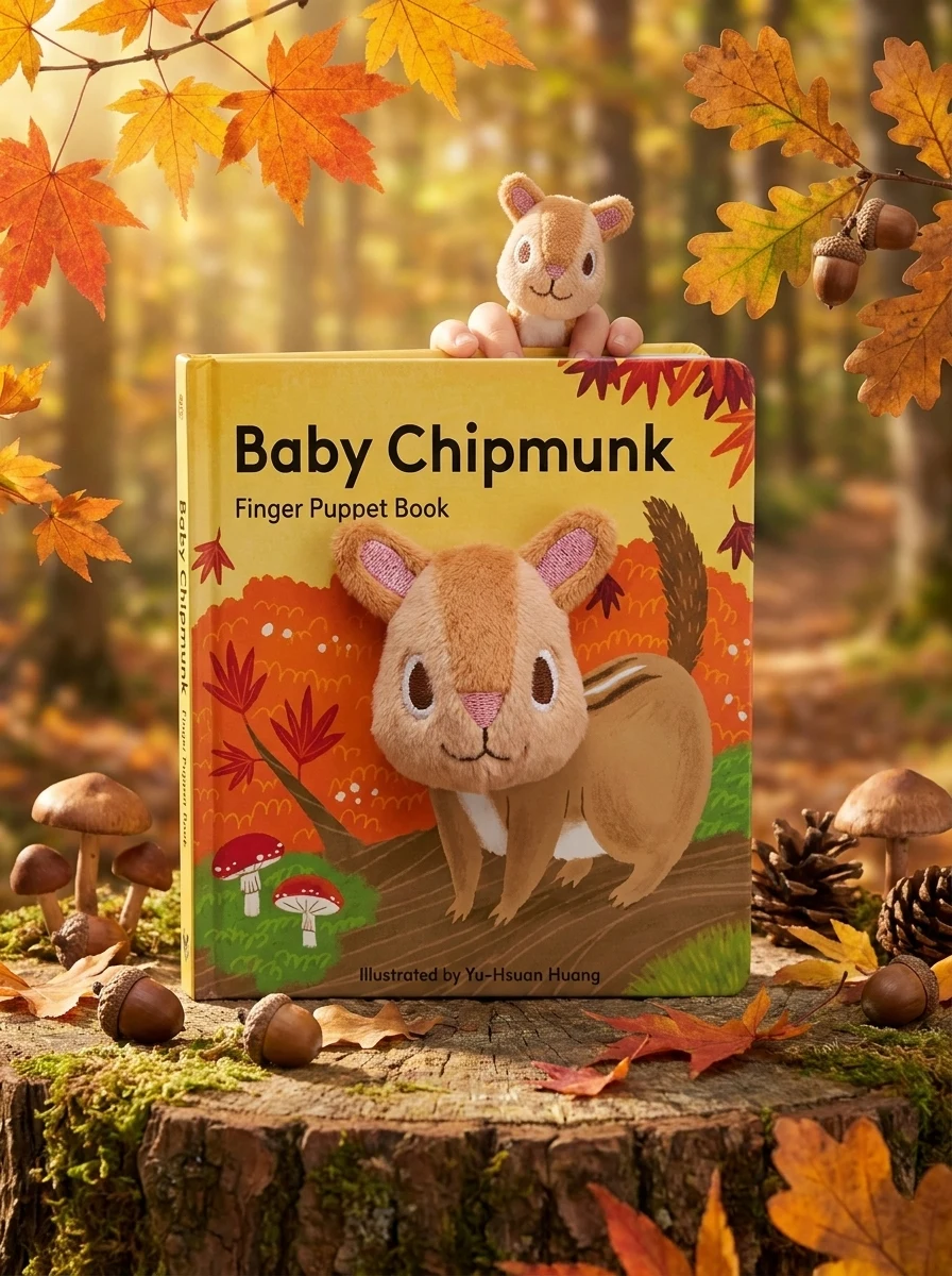 Baby Chipmunk: Finger Puppet Book, обкладинка
