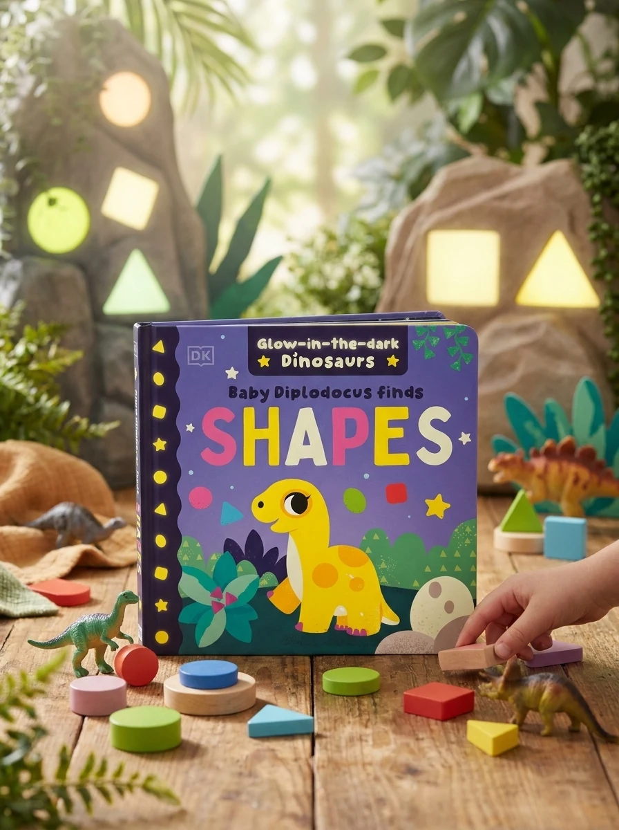 Baby Diplodocus Finds Shapes — Дитяча література
