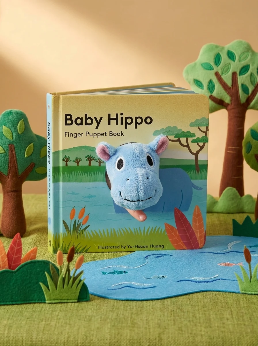 Baby Hippo: Finger Puppet Book — Дитяча література