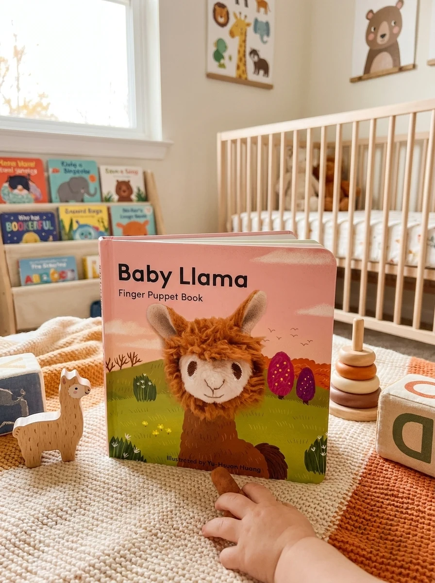 Baby Llama: Finger Puppet Book — Дитяча література