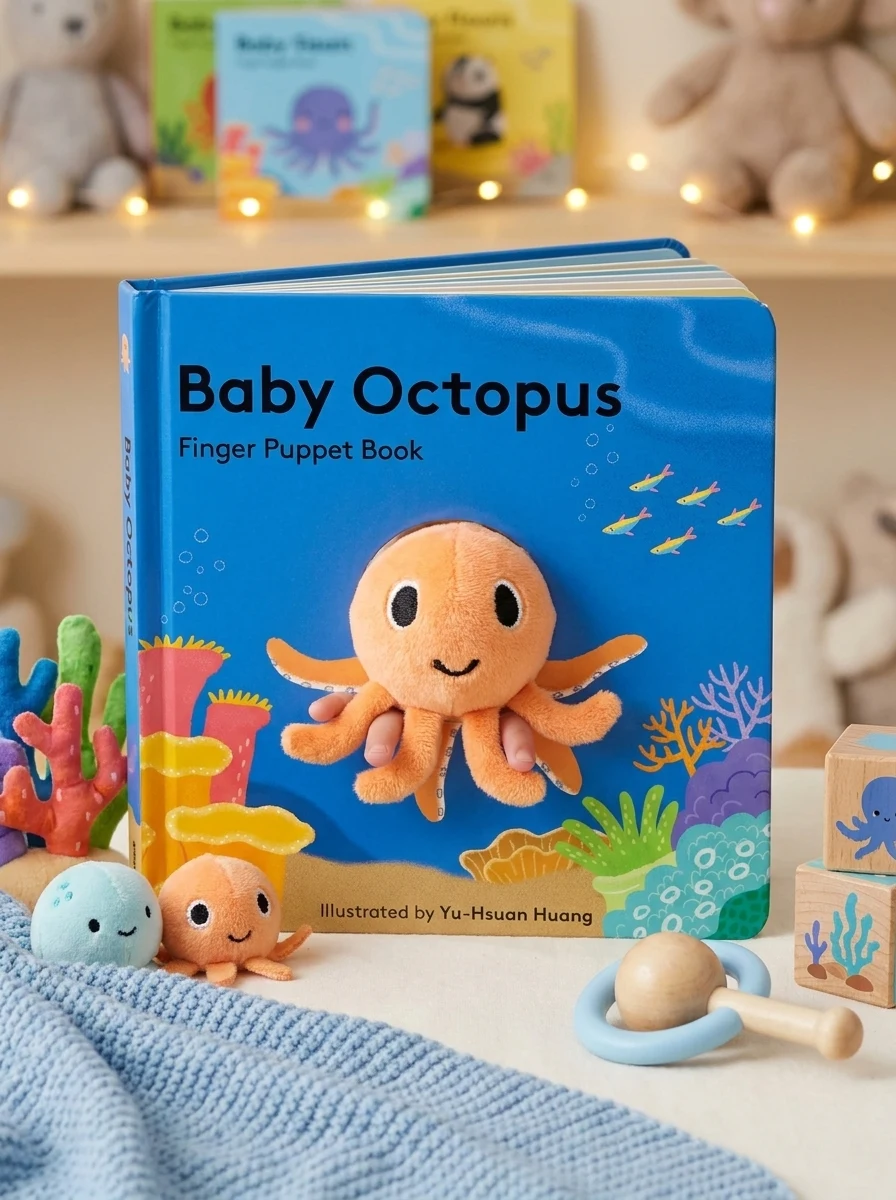 Baby Octopus: Finger Puppet Book, обкладинка