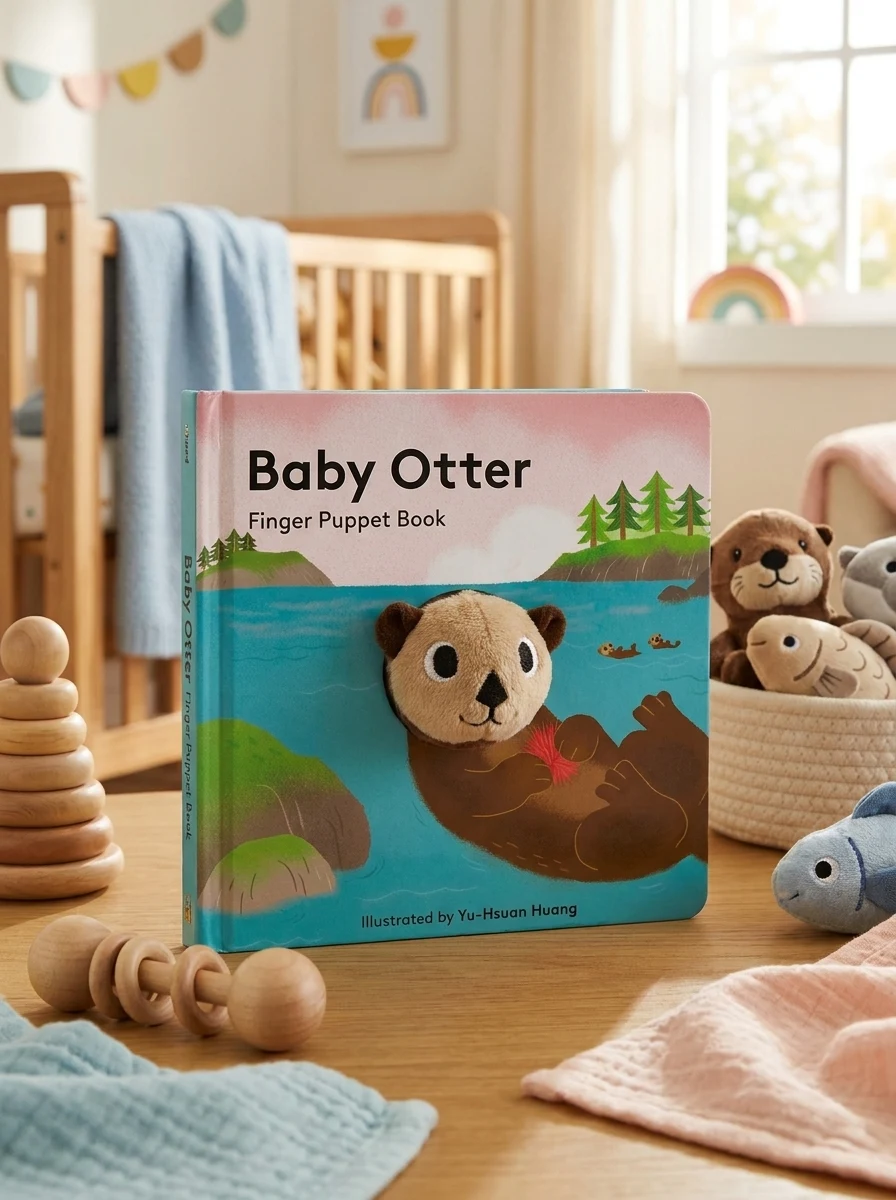 Baby Otter: Finger Puppet Book, обкладинка
