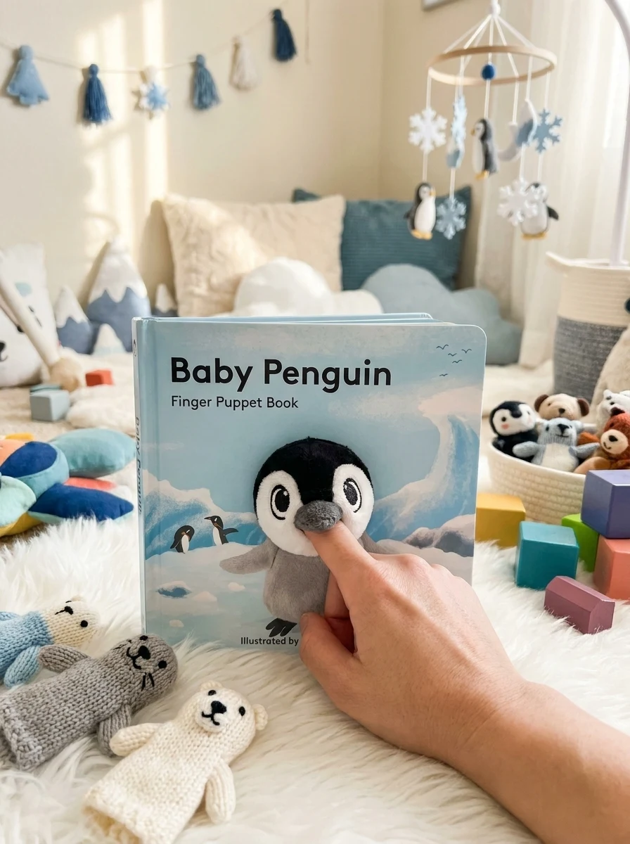 Baby Penguin: Finger Puppet Book — Дитяча література