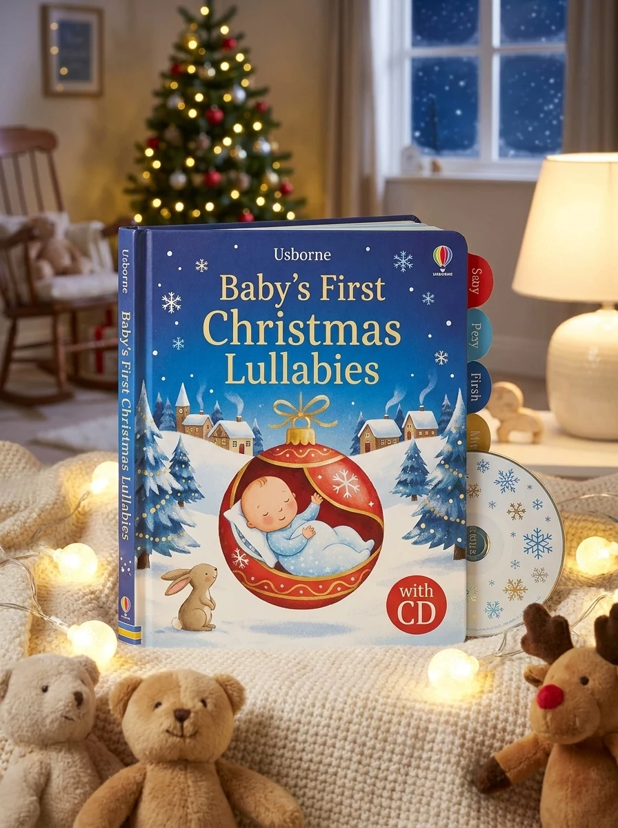 Baby's First Christmas Lullabies + CD — Дитяча література