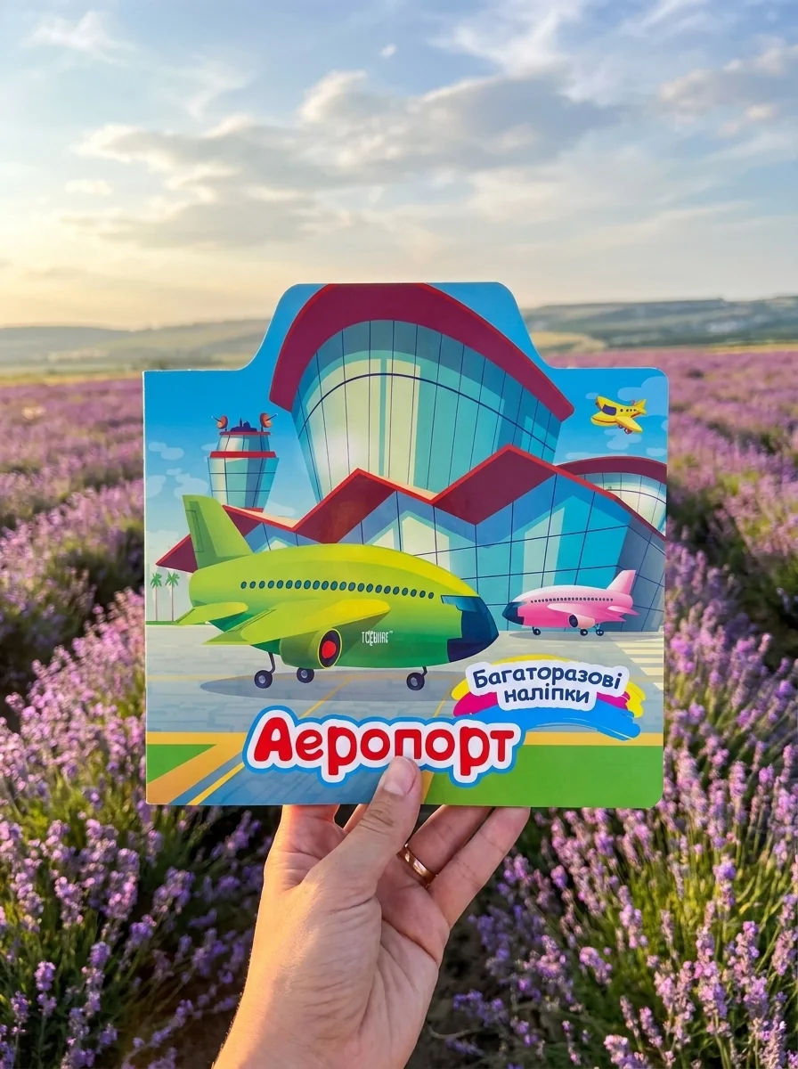 Багаторазові наліпки. Аеропорт — Дитяча література