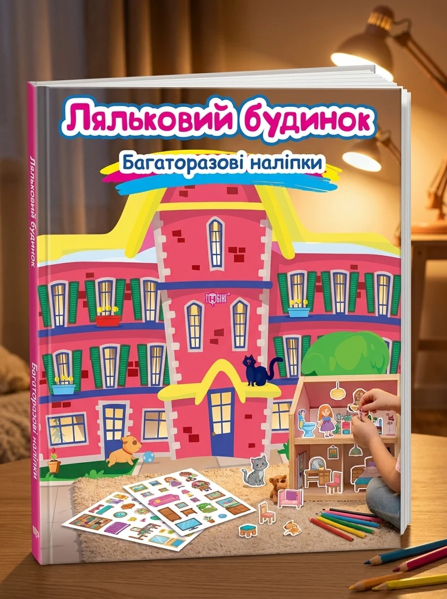 Багаторазові наліпки. Ляльковий будинок — фото 2