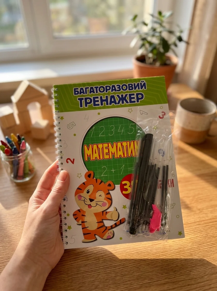 Багаторазові тренажери. Математика, обкладинка