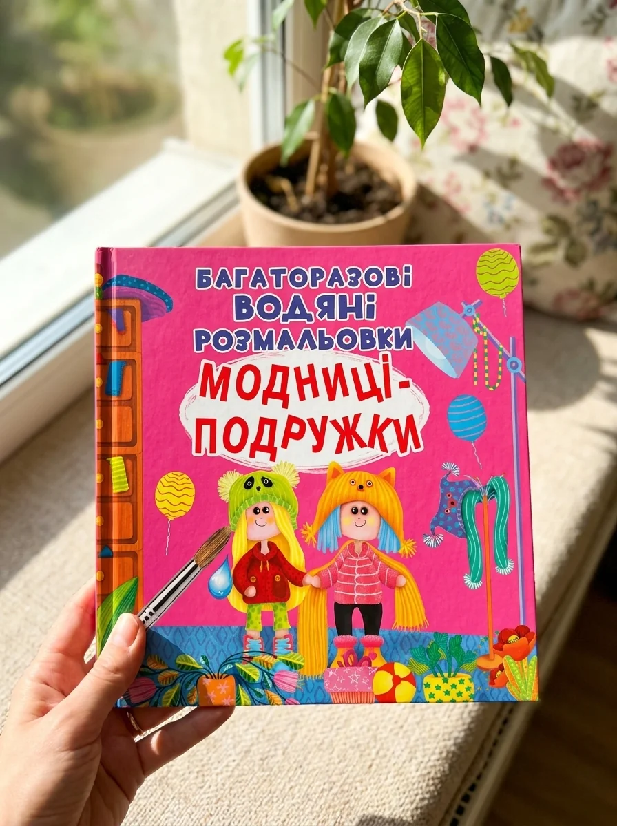 Багаторазові водяні розмальовки. Модниці-подружки — Дитяча література