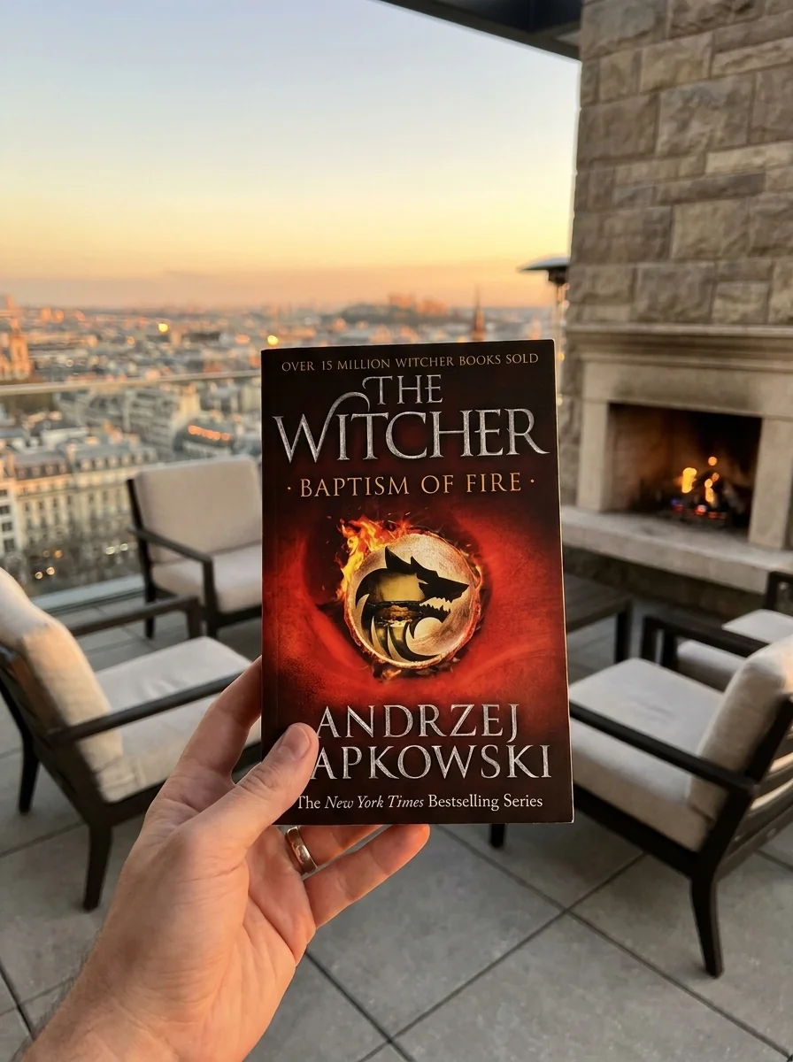 The Witcher. Baptism of Fire — Анджей Сапковський, обкладинка