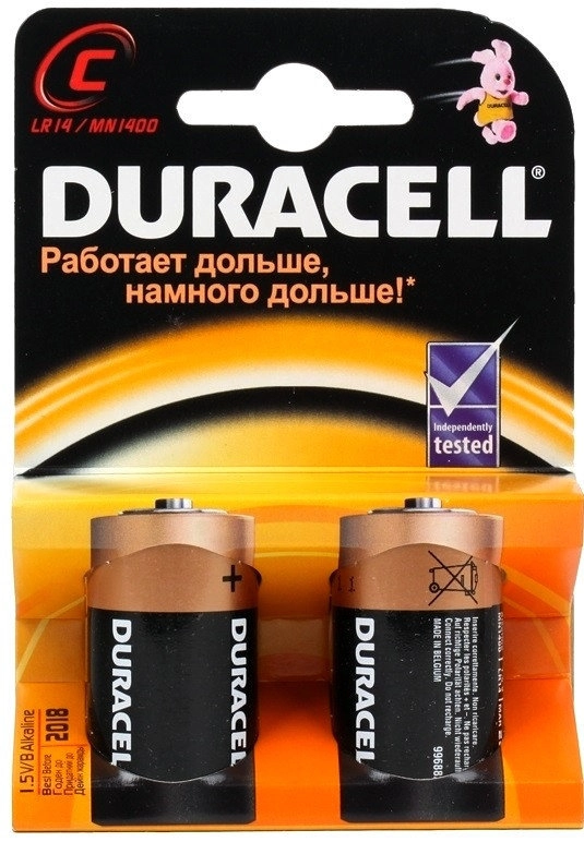 Батарейка Duracell С 2шт.