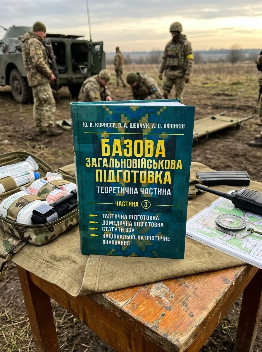 Базова загальновійськова підготовка. Теоретична частина. Частина 3. Тактична підготовка. Домедична підготовка — Наука та психологія
