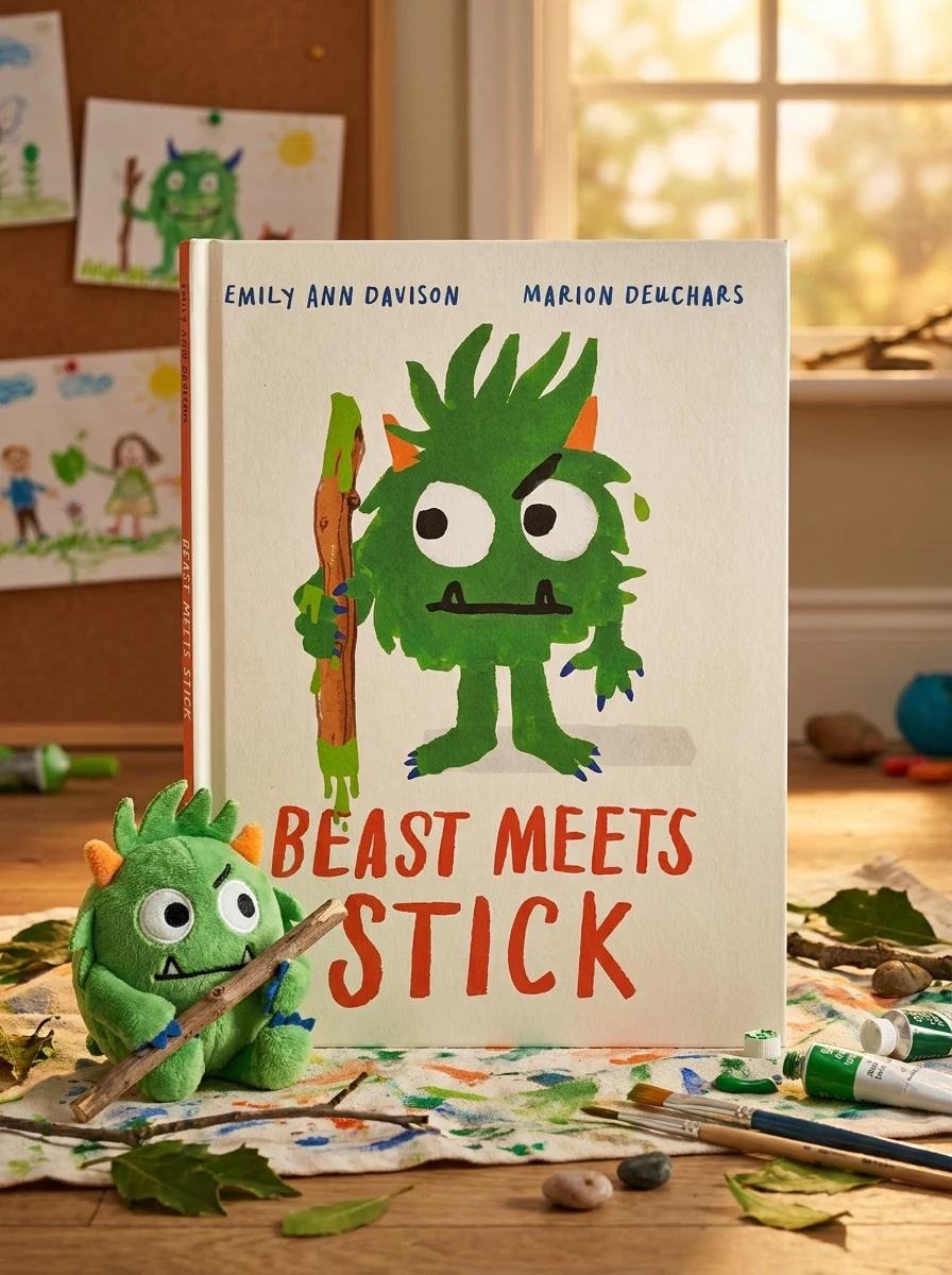Beast Meets Stick — Емілі Енн Дейвісон, обкладинка