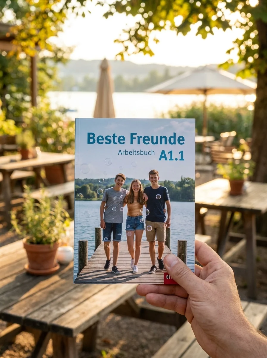 Beste Freunde. Arbeitsbuch mit Audios online A1.1. — Моніка Боверманн, обкладинка