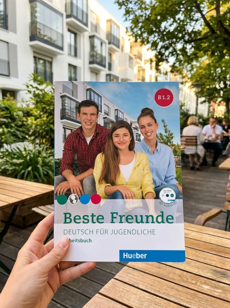 Beste Freunde. Arbeitsbuch mit Audios online B1.2 — Крістіан Зойте, обкладинка