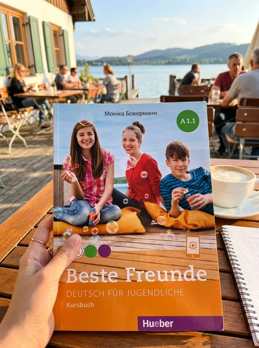 Beste Freunde. Kursbuch A1.1 — Моніка Боверманн, обкладинка