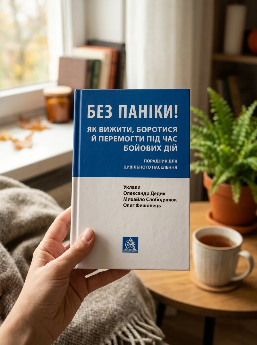 Без паніки! Як вижити, боротися й перемогти під час бойових дій. Порадник для цивільного населення | купити книгу онлайн