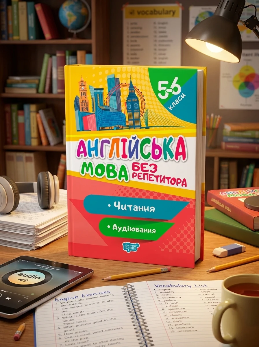 Без репетитора. Англійська мова. 5-6 класи. Читання та аудіювання — Вивчення мов