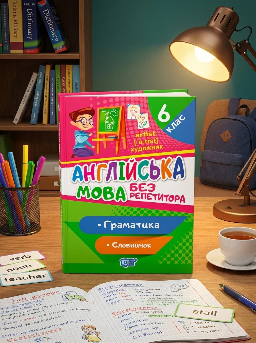 Без репетитора. Англійська мова. 6 клас. Граматика. Словничок — Вивчення мов