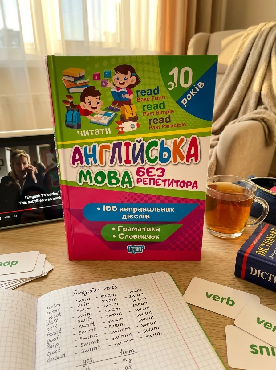 Без репетитора. Англійська мова. Неправильні дієслова — Вивчення мов
