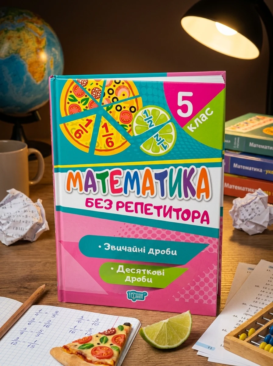 Без репетитора. Математика. 5 клас. Звичайні та десяткові дроби — Вивчення мов