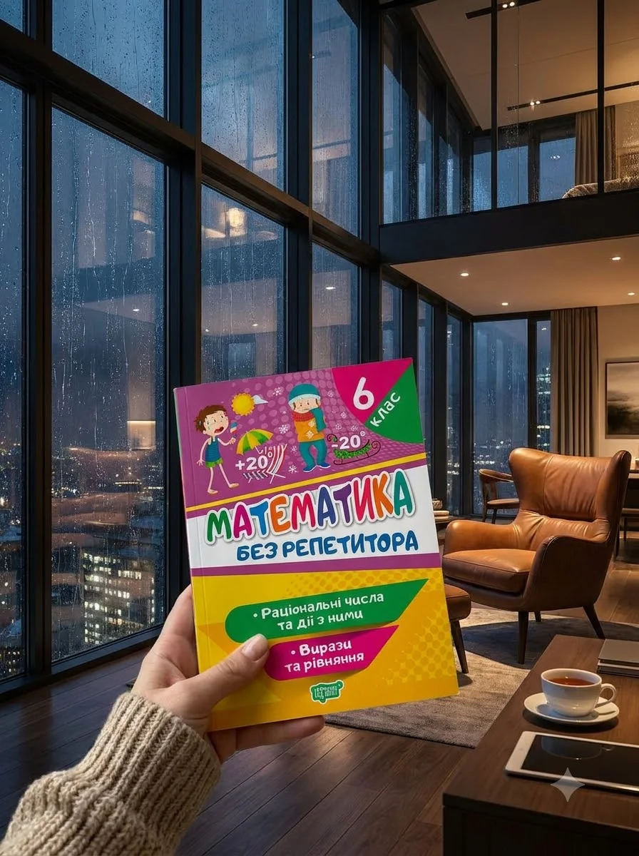 Без репетитора. Математика. 6 клас. Раціональні числа та дії з ними. Вирази та рівняння — Вивчення мов