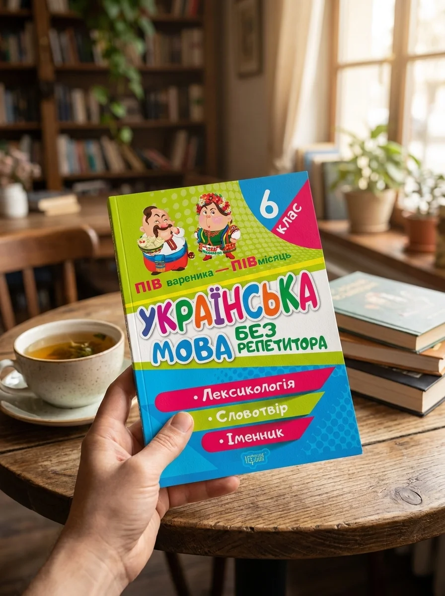 Без репетитора. Українська мова. 6 клас. Лексикологія. Словотвір. Іменник — Вивчення мов