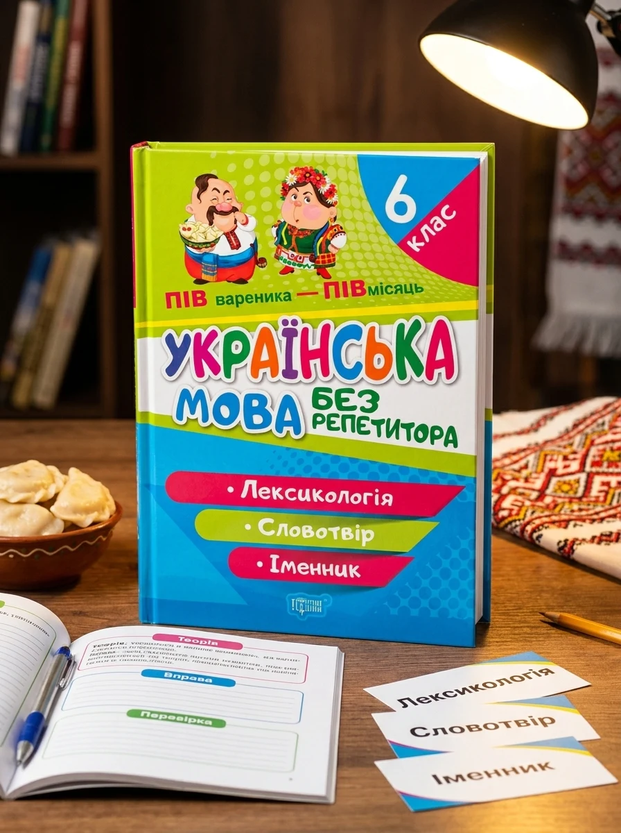 Без репетитора. Українська мова. 6 клас. Лексикологія. Словотвір. Іменник — фото 2