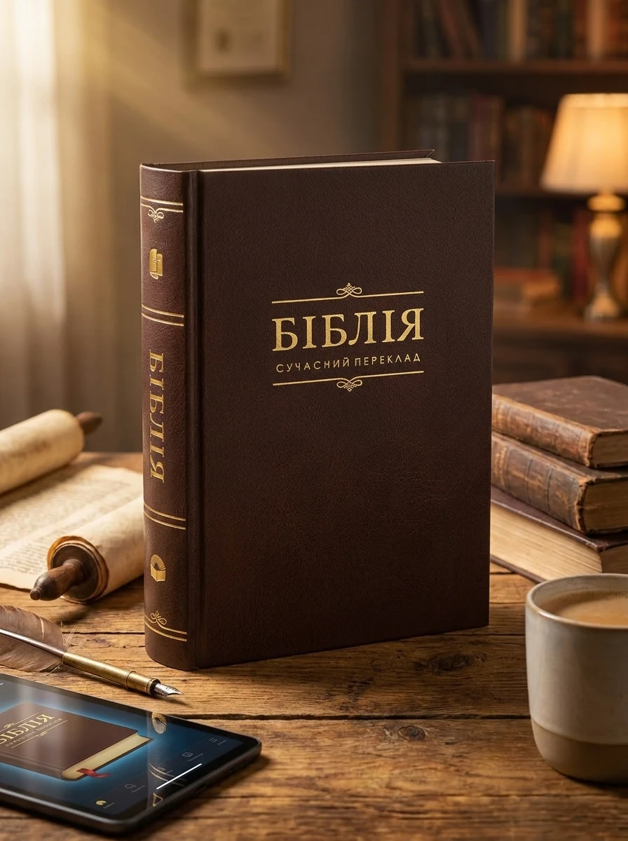 Біблія. Книга Святого Письма. Коричнева (сучасний переклад) 10531, фото 2
