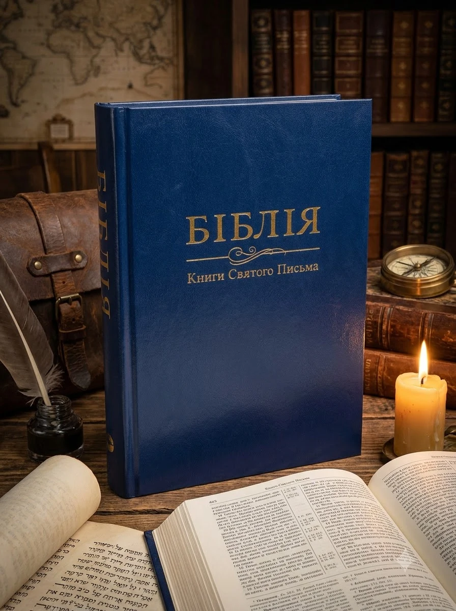 Біблія. Книги святого письма (Велика) 10735 Синя