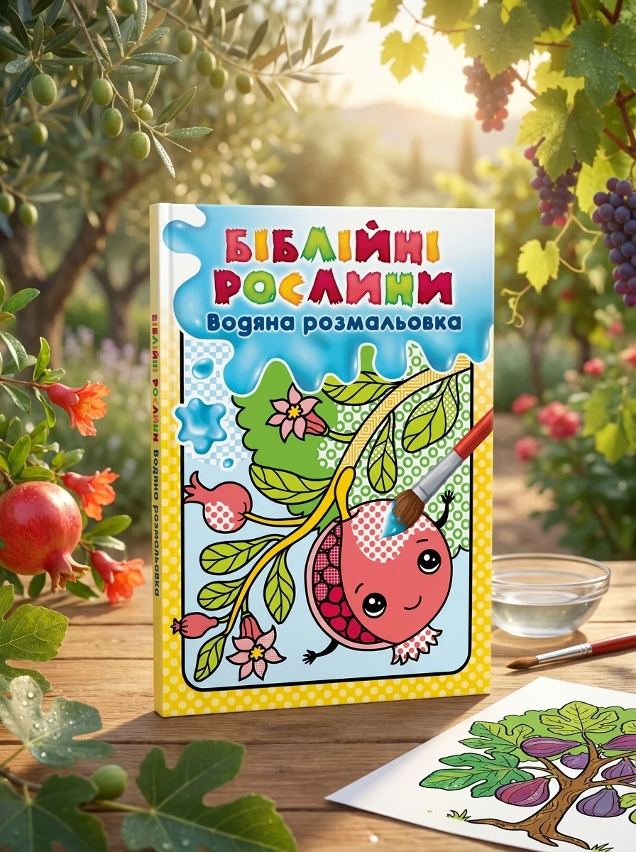 Біблійні рослини. Водяна розмальовка — фото 2
