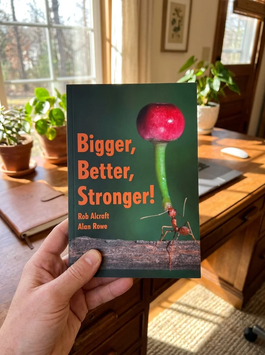 Bigger, Better, Stronger! — Rob Alcraft, обкладинка