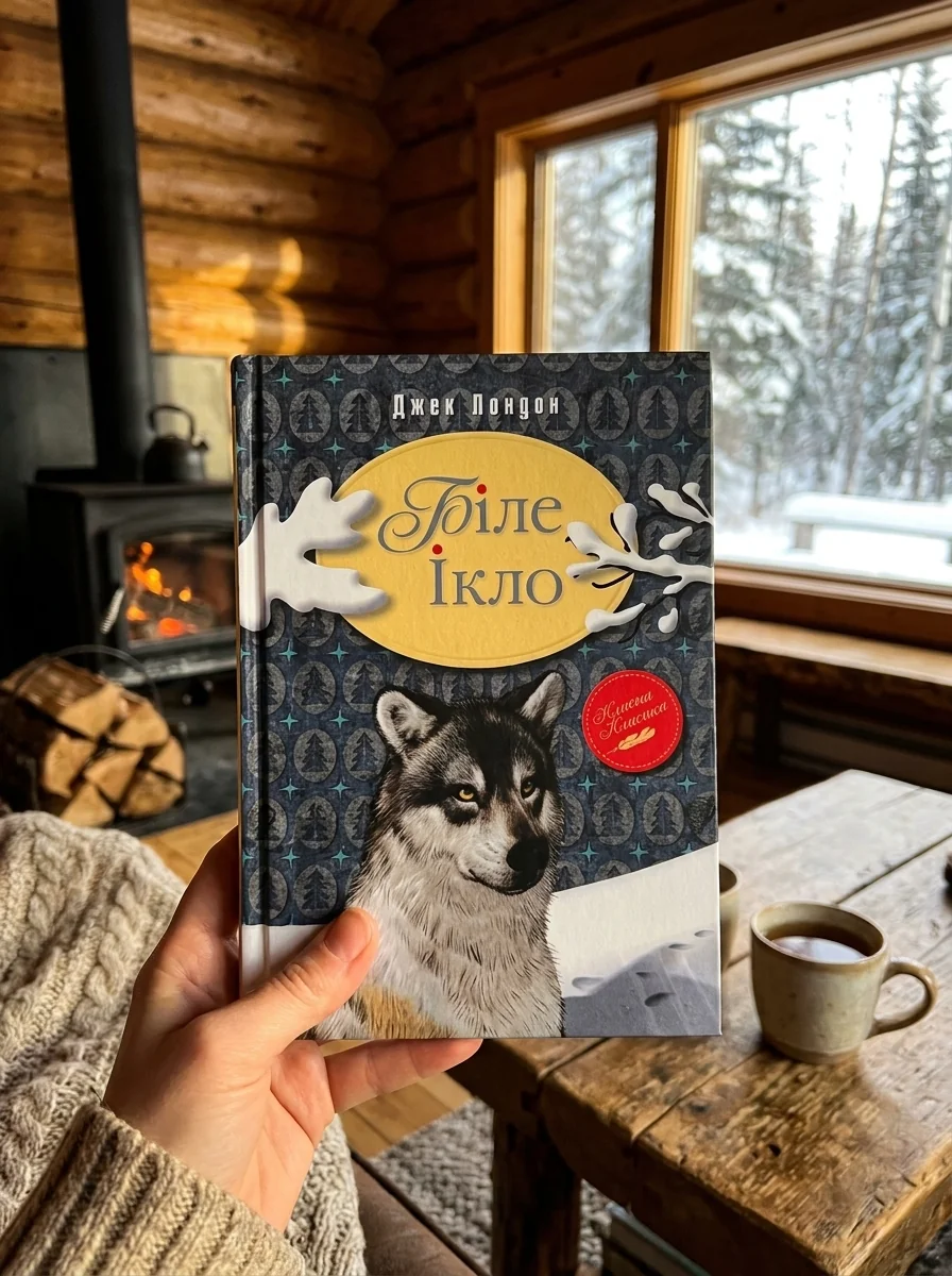 Біле ікло (Рідна мова) — Jack London, обкладинка