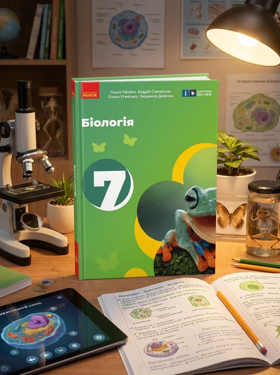 Біологія. 7 клас. Підручник — Дитяча література