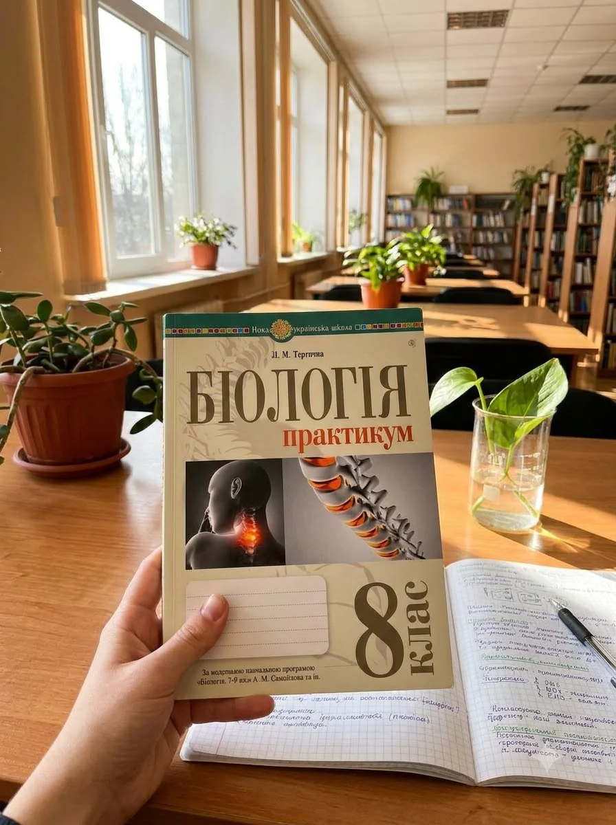 Біологія. 8 клас. Практикум (за програмою Самойлов А. М., Тагліна О. В., Утєвська О. М.)