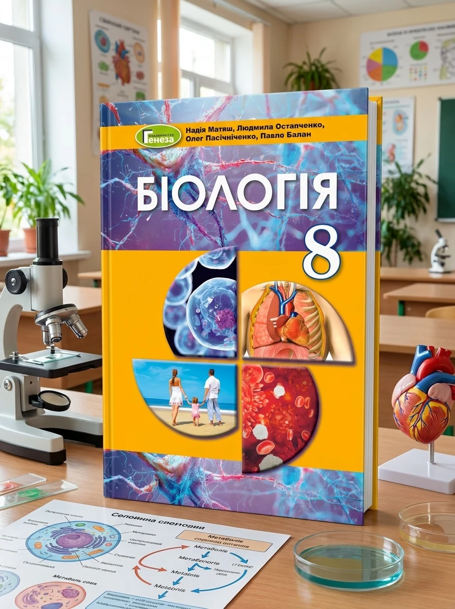 Біологія 8 клас — Дитяча література