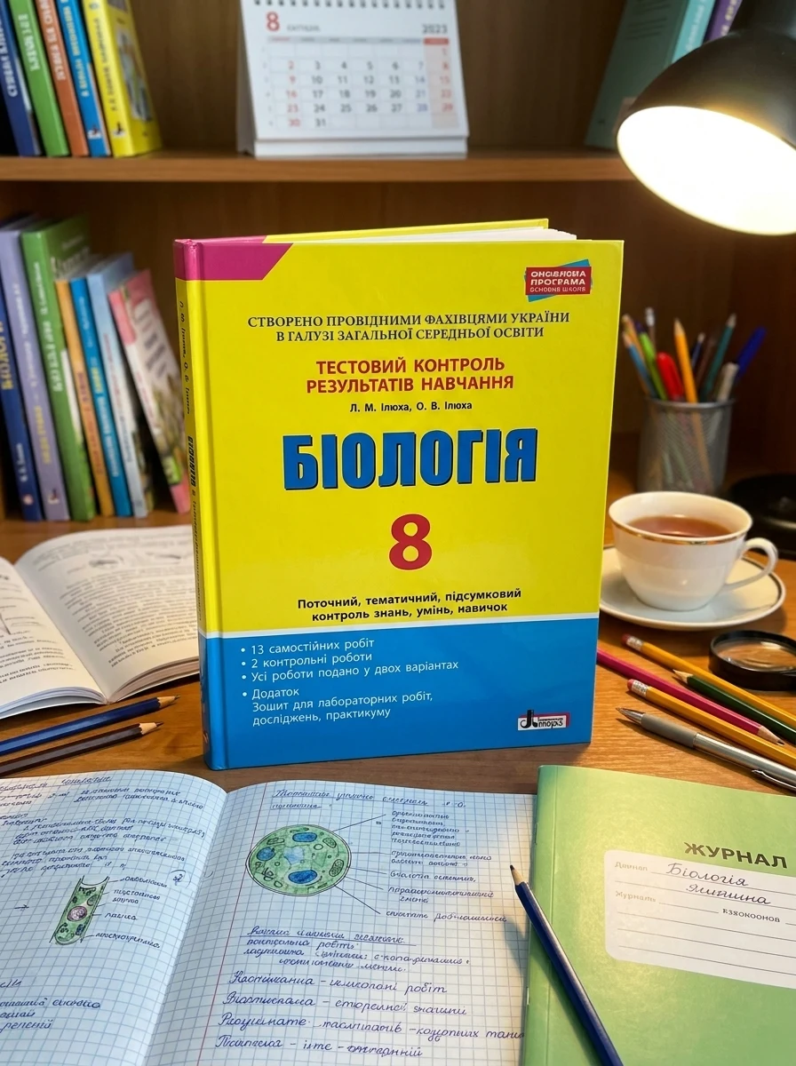 Біологія. 8 клас. Тестовий контроль результатів навчання — Вивчення мов