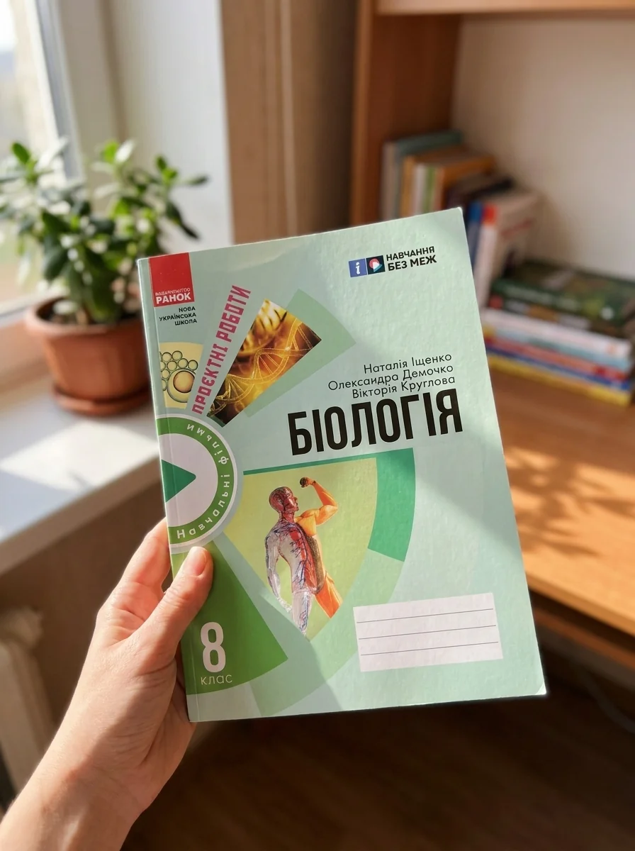Біологія. 8 клас. Зошит для проєктних робіт — Дитяча література