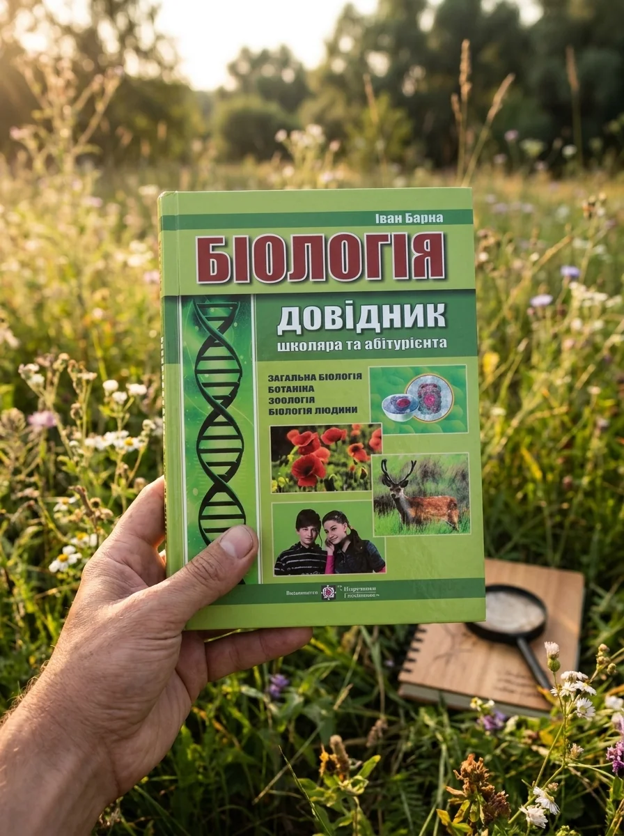 Довідник з біології. Для школярів та абітурієнтів — Барна Іван, обкладинка