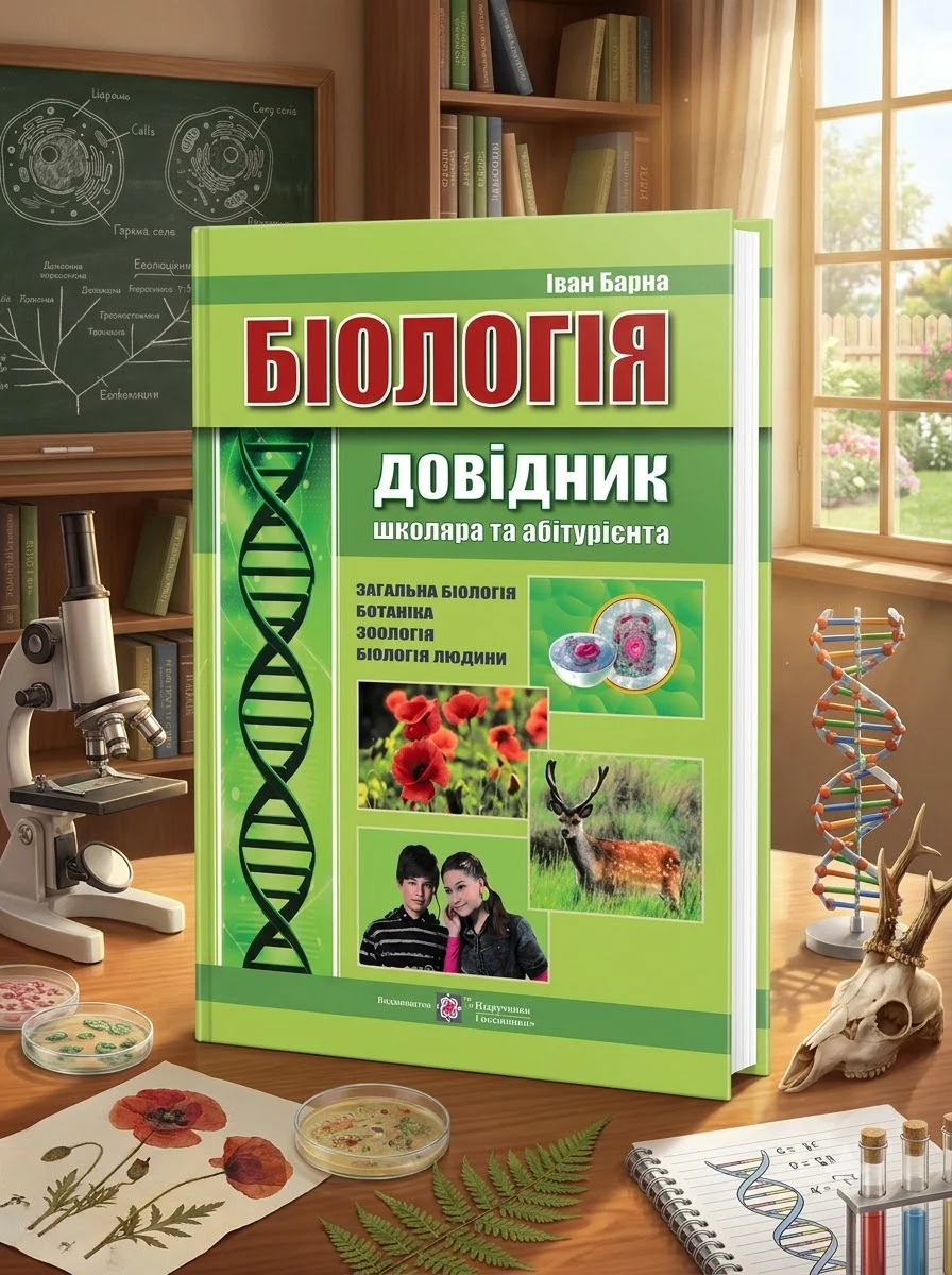 Біологія. Довідник школяра та абітурієнта Барна І. — Навчальна література